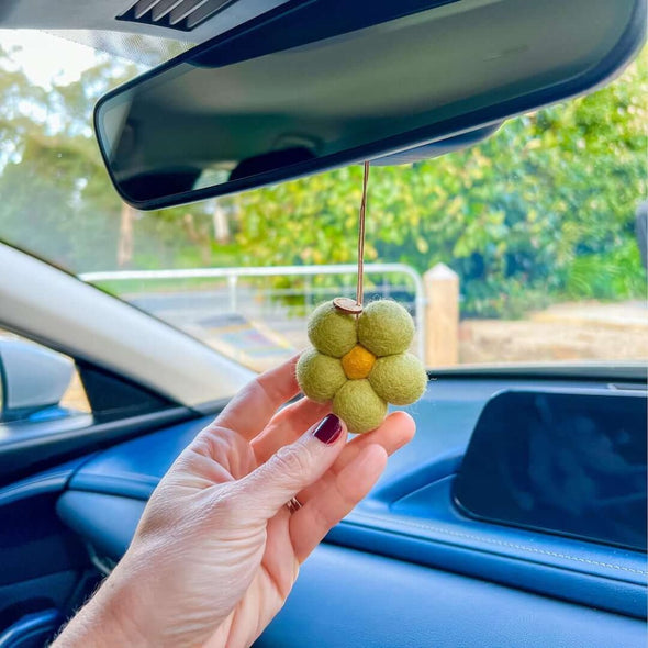 Felt Fresheners - Australian Countryside hanging in the car