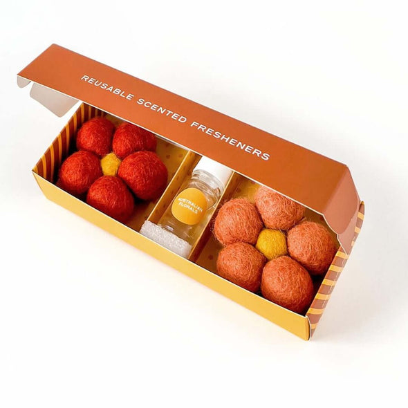 Felt Fresheners - Australian Florals in open box