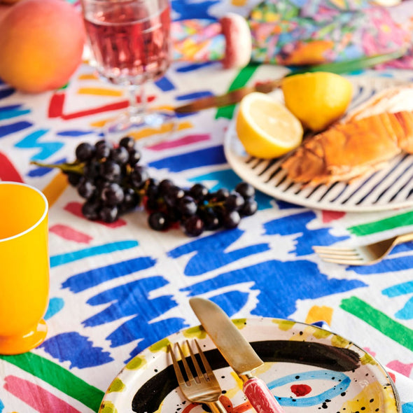 Kip&Co X Ken Done Little Tackers Linen Tablecloth
