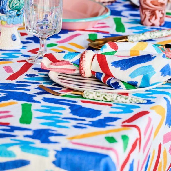 Kip&Co X Ken Done Little Tackers Linen Tablecloth
