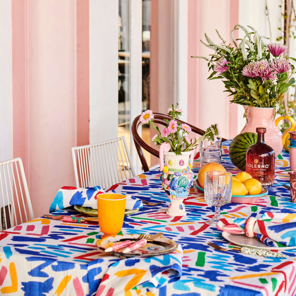 Kip&Co X Ken Done Little Tackers Linen Tablecloth