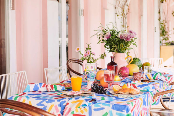 Kip&Co X Ken Done Little Tackers Linen Tablecloth