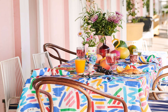 Kip&Co X Ken Done Little Tackers Linen Tablecloth