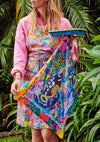 Kip&Co X Ken Done Barrier Reef Garden Linen Tea Towel