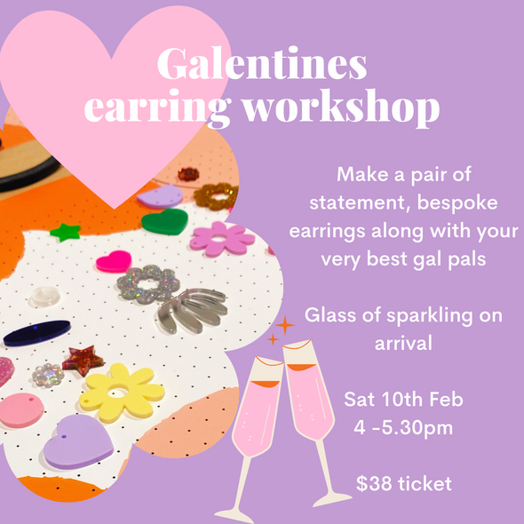 Mini Earring Workshops - Galentines!
