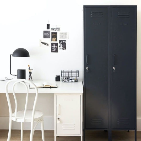 The Skinny Locker In Slate by Mustard Made