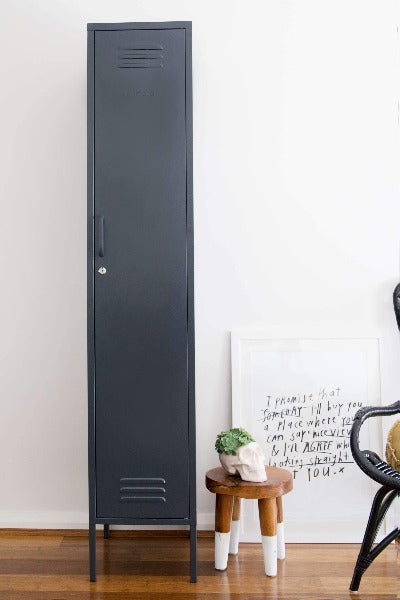The Skinny Locker In Slate by Mustard Made