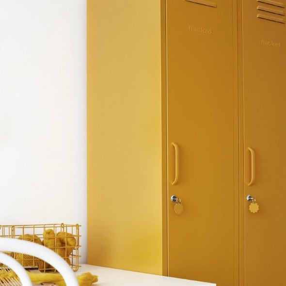 The Skinny Locker In Mustard by Mustard Made