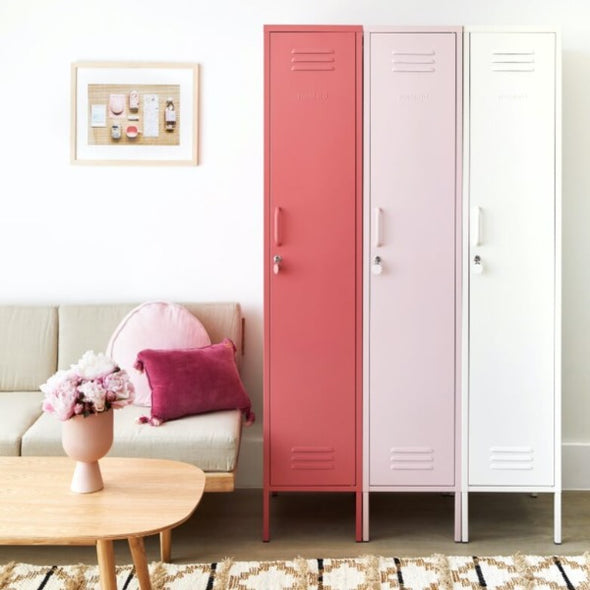 The Skinny Locker In White by Mustard Made