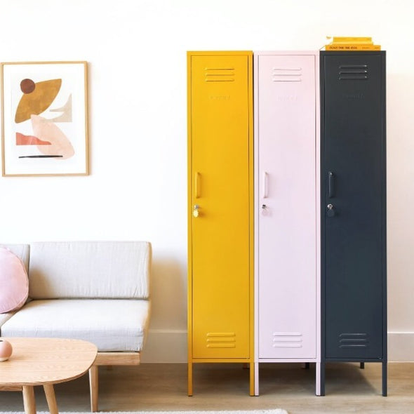 The Skinny Locker In Slate by Mustard Made