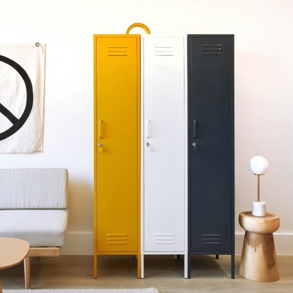 The Skinny Locker In Mustard by Mustard Made