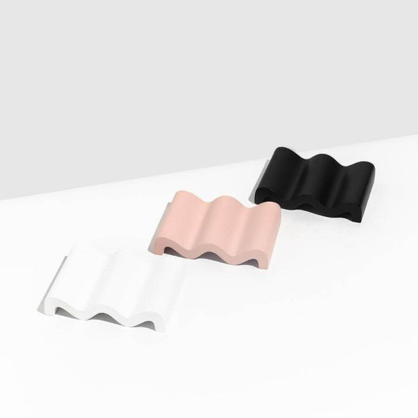 Wave Soap Dish in White by Fazeek