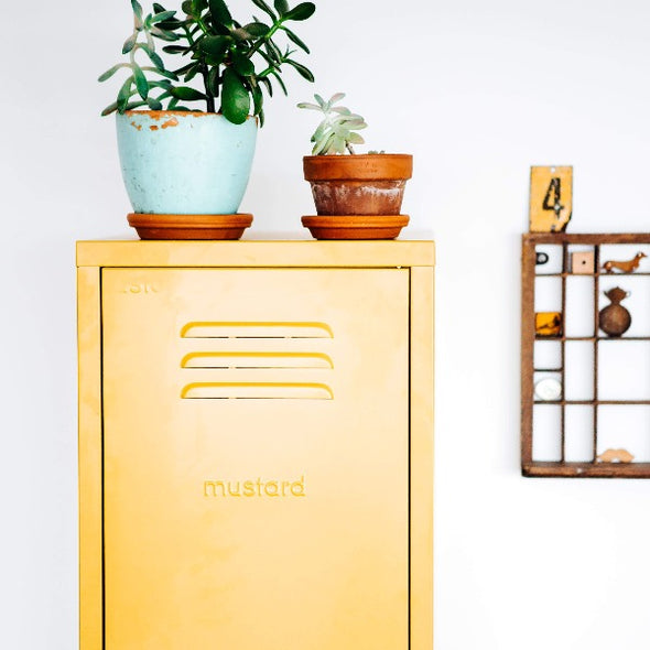 The Skinny Locker In Mustard by Mustard Made