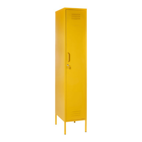 The Skinny Locker In Mustard by Mustard Made