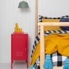 The Shorty Locker in Poppy AS A BEDSIDE TABLE