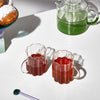 wave mugs in clear