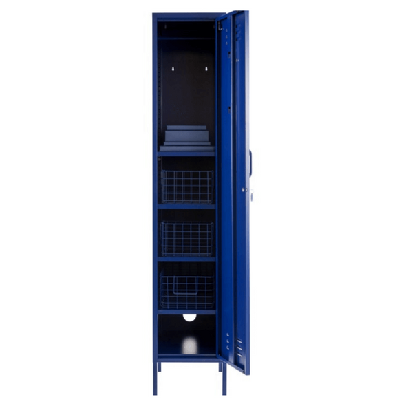 The Skinny Locker In Navy by Mustard Made