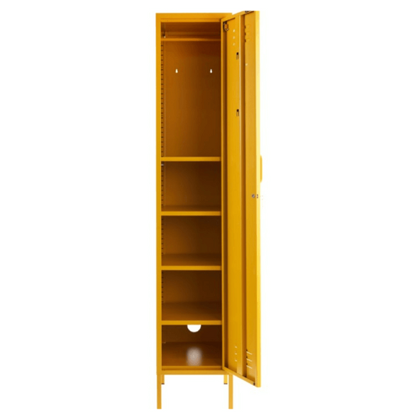 The Skinny Locker In Mustard by Mustard Made