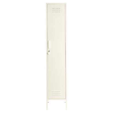 The Skinny Locker In White by Mustard Made