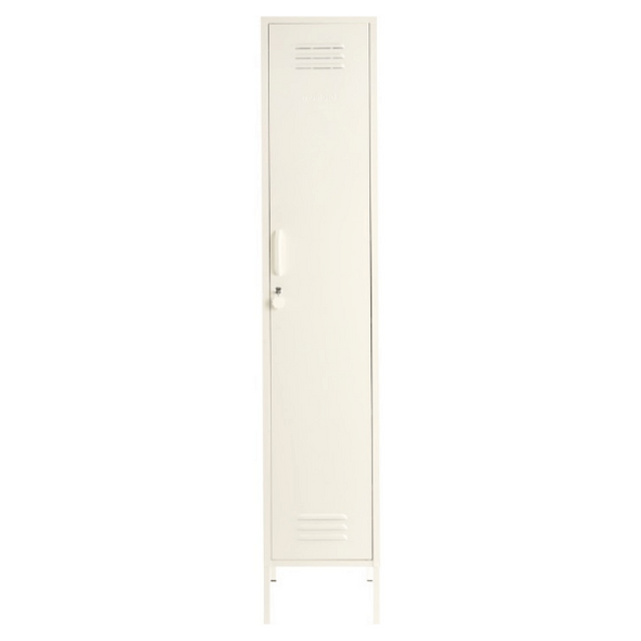 The Skinny Locker In White by Mustard Made