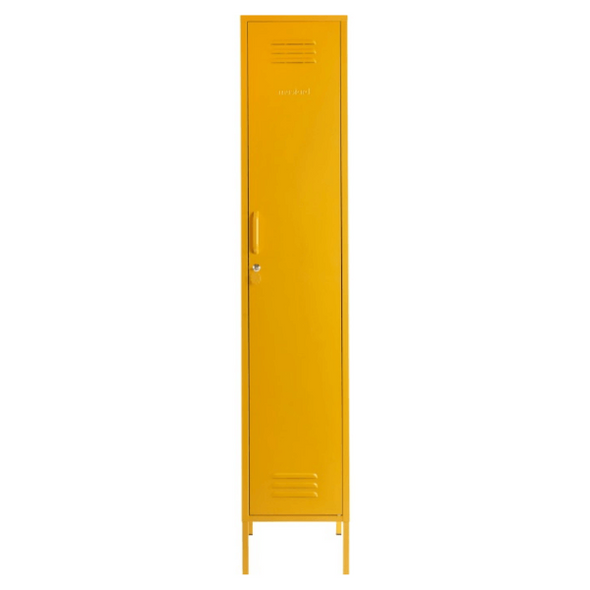 The Skinny Locker In Mustard by Mustard Made