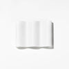 Wave Soap Dish in White by Fazeek