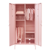 The Twinny in Blush with optional extra hanging rail