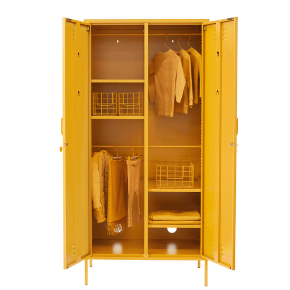 The Twinny in Mustard with extra hanging rail