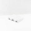 Wave Soap Dish in White by Fazeek