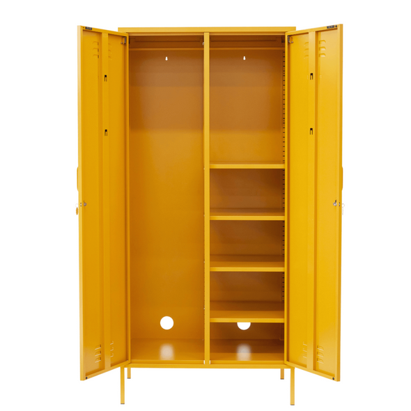 The Twinny in Mustard empty, doors open