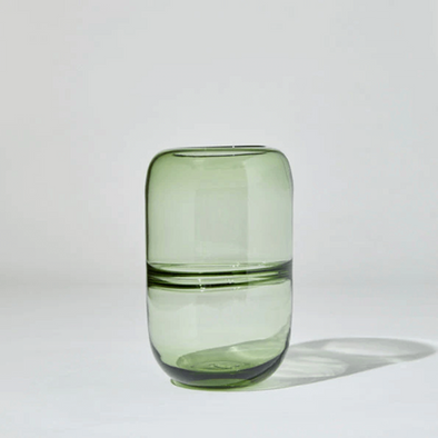 Large Jewel Vase in Green