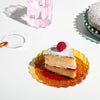 Wave Plate in Amber by Fazeek with cake