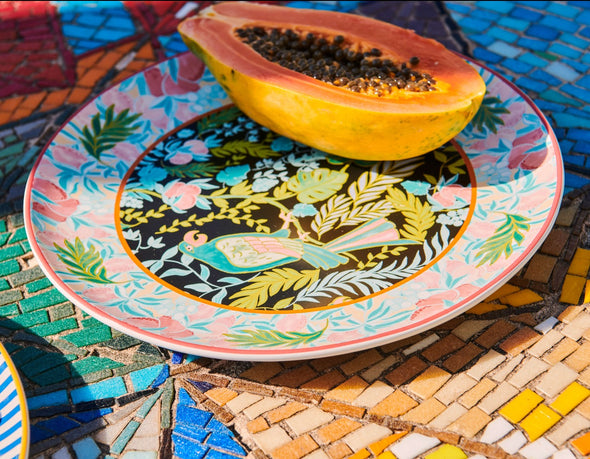Birds Of Paradise Dinner Plate 2P Set