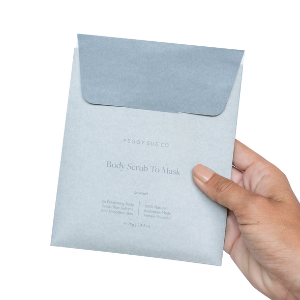 Unwind Body Scrub to Mask