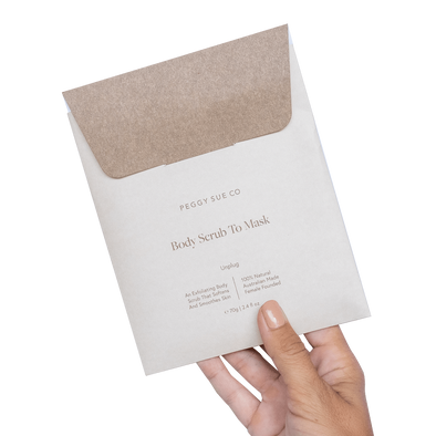 Unplug Body Scrub to Mask
