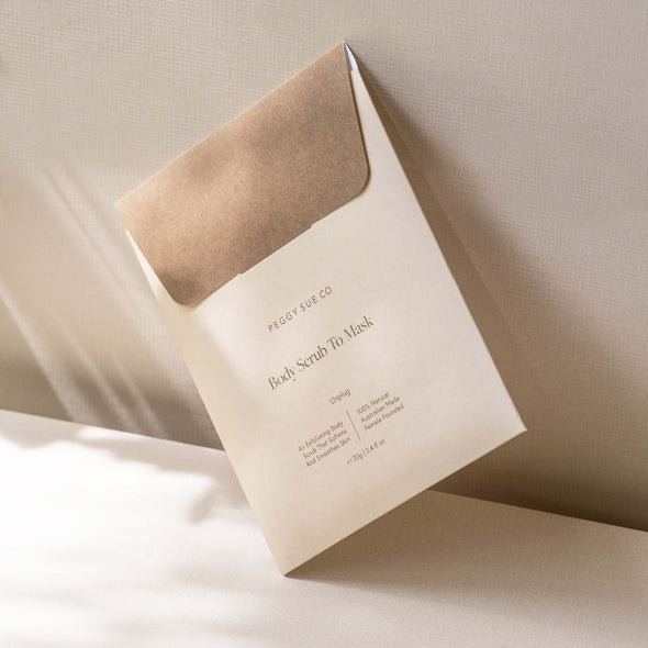 Unplug Body Scrub to Mask