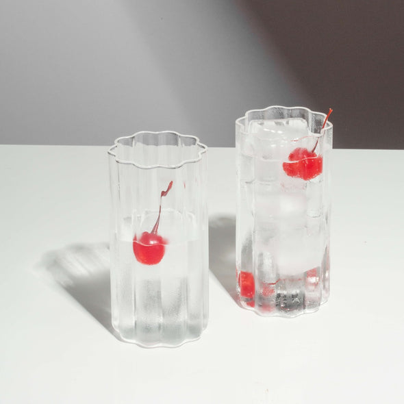Wave Highballs in Clear