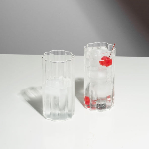 Wave Highballs in Clear