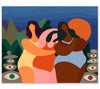 Paint by Numbers Kit - EMBRACE OF THE THREE MADEMOISELLES by Journey of Something