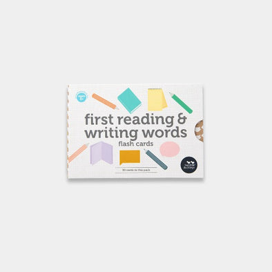First Reading + Writing Words Flash Cards by Two Little Ducklings