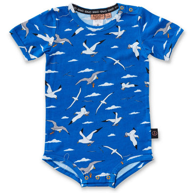 Gulls Organic Short Sleeve Romper