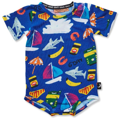 Aussie Icons Short Sleeve Romper by Kip&Co