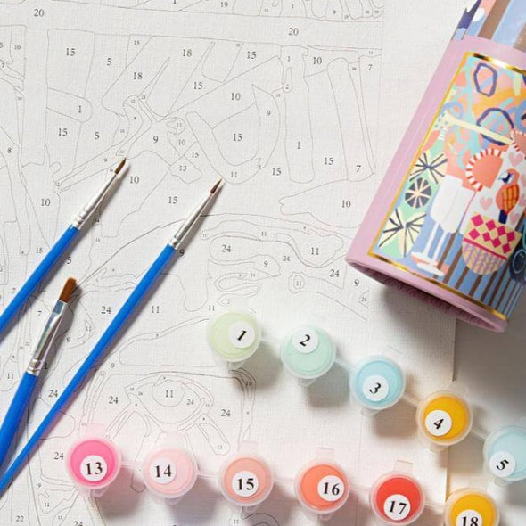 Paint by Numbers Kit - KITCHEN WINDOW by Journey of Something