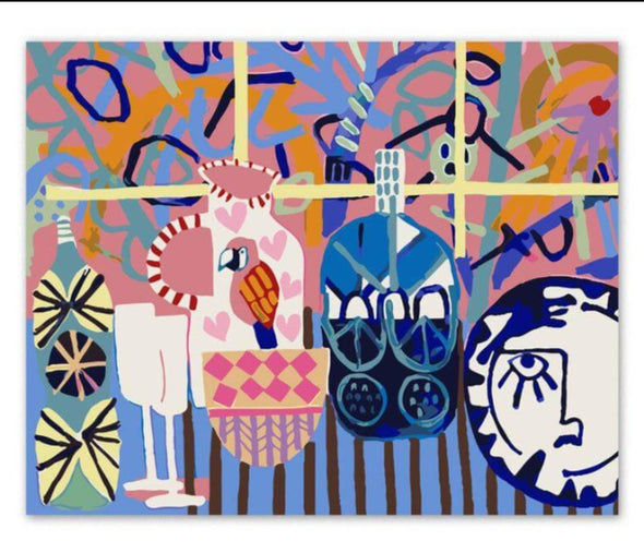 Paint by Numbers Kit - KITCHEN WINDOW by Journey of Something