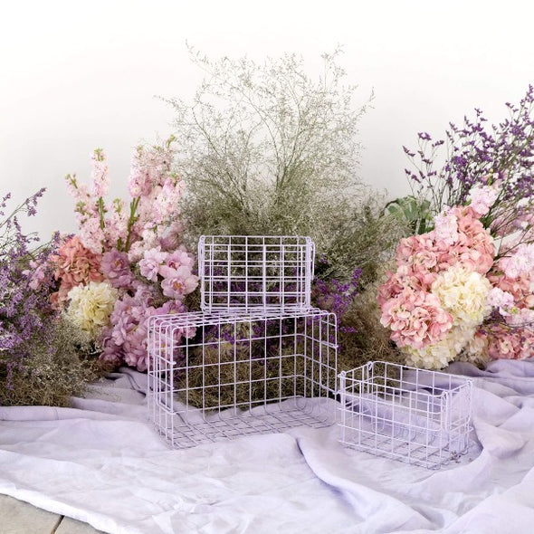 Mustard Made Baskets in LILAC