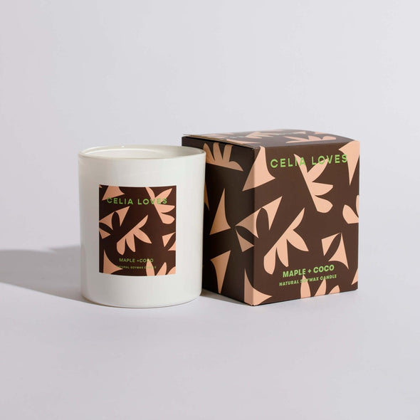 Maple + Coco Scented Candle