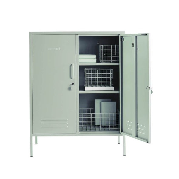 the midi in sage by Mustard Made