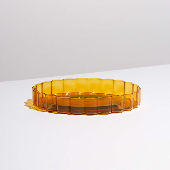 Wave Plate in Amber by Fazeek