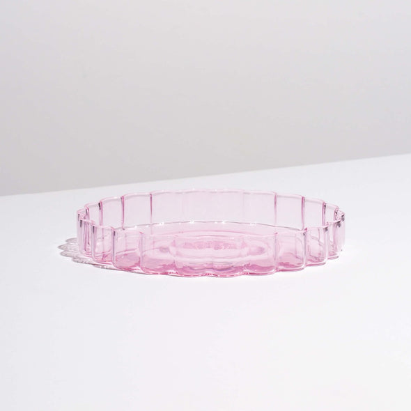 Wave Plate in Pink by Fazeek
