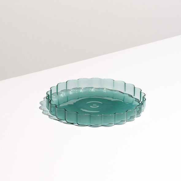 Wave Plate in Teal by Fazeek
